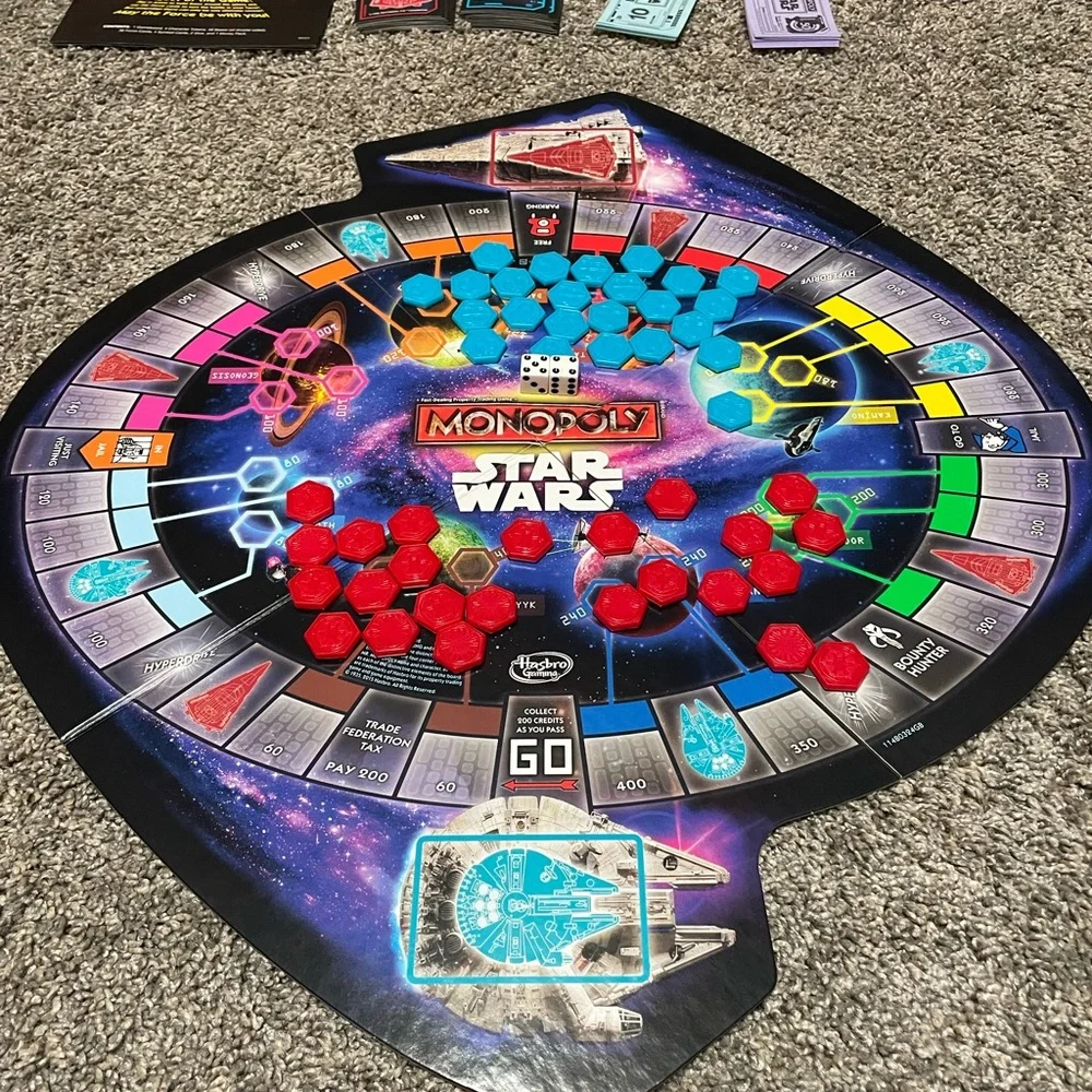 Star Wars Monopoly Age 8+ Star Wars The Force Awakens Edition‎ Disney Hasbro